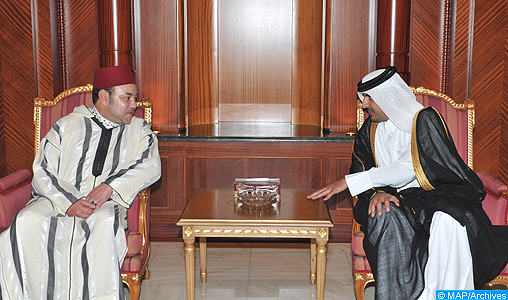 SM le Roi adresse un message de félicitations et de voeux au nouvel émir du Qatar
