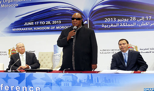 Stevie Wonder chante le Traité de Marrakech