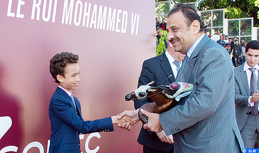 SAR le Prince Héritier Moulay El Hassan préside la cérémonie du Grand Prix SM le Roi Mohammed VI des courses de chevaux pur-sang arabe