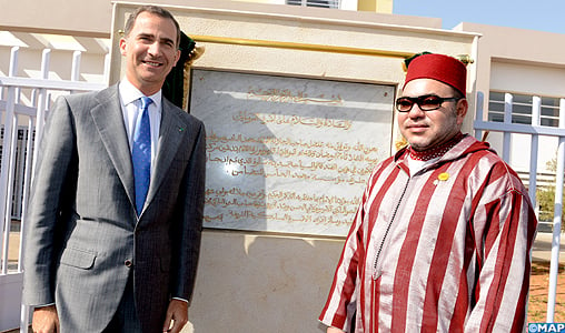 SM le Roi Mohammed VI et le Souverain d’Espagne Felipe VI inaugurent un centre de formation dans les métiers de l’hôtellerie et du tourisme à Témara