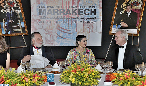 SAR la Princesse Lalla Meryem préside un dîner offert par SM le Roi à l’occasion de l’ouverture officielle de la 15e édition du Festival international du film de Marrakech