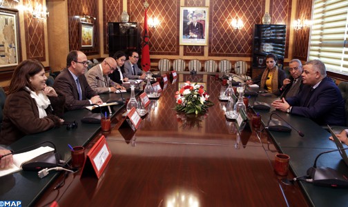 M. Benchamach s’entretient avec le secrétaire général de l’Union arabe des syndicats