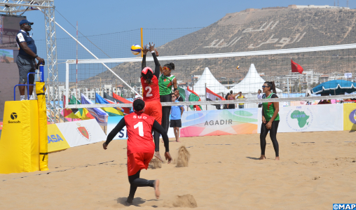 Beach-volley-Tournoi africain qualificatif aux JO (dames): le Maroc bat le Soudan (2-0)