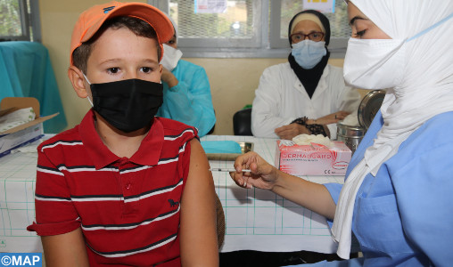 Oriental/Covid : début de l’opération de vaccination de plus de 188.000 élèves