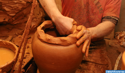 La coopérative Annajah pour la poterie, une parfaite illustration de l’engagement infaillible de l’INDH en faveur des maîtres potiers