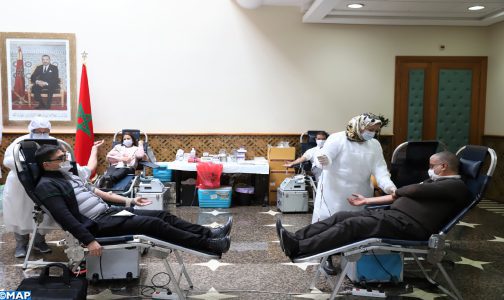 Les fonctionnaires du ministère de l’Intérieur se mobilisent pour le don du sang