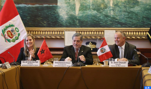 Première réunion du groupe d’amitié parlementaire Pérou-Maroc : la présidente du Congrès péruvien se félicite de l’excellence des relations législatives entre les deux pays