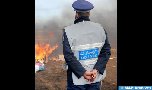 Rabat-Salé-Kénitra: destruction par incinération d’une importante quantité de drogues