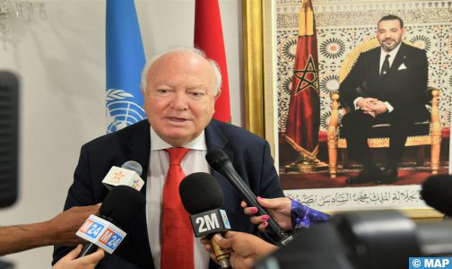 M. Moratinos exprime ses remerciements à SM le Roi pour Son soutien à la tenue à Fès du 9ème Forum mondial de l’Alliance des civilisations