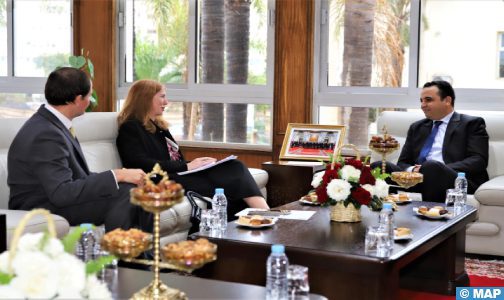 Le renforcement des capacités de la société civile au centre d’un entretien entre M. Baitas et la directrice du PNUD pour les Etats arabes