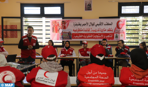 Khénifra: Le Croissant-rouge marocain organise une session de formation au profit de ses volontaires