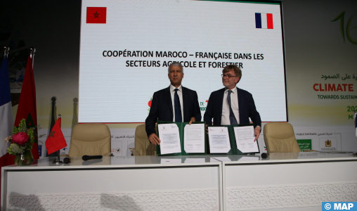 Maroc-France : signature d’une feuille de route de partenariat dans les domaines agricole et forestier