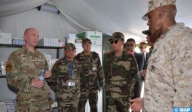 “African Lion 2024”: Une délégation militaire maroco-américaine de haut niveau visite l’hôpital médicochirurgical de campagne déployé dans la province de Tata